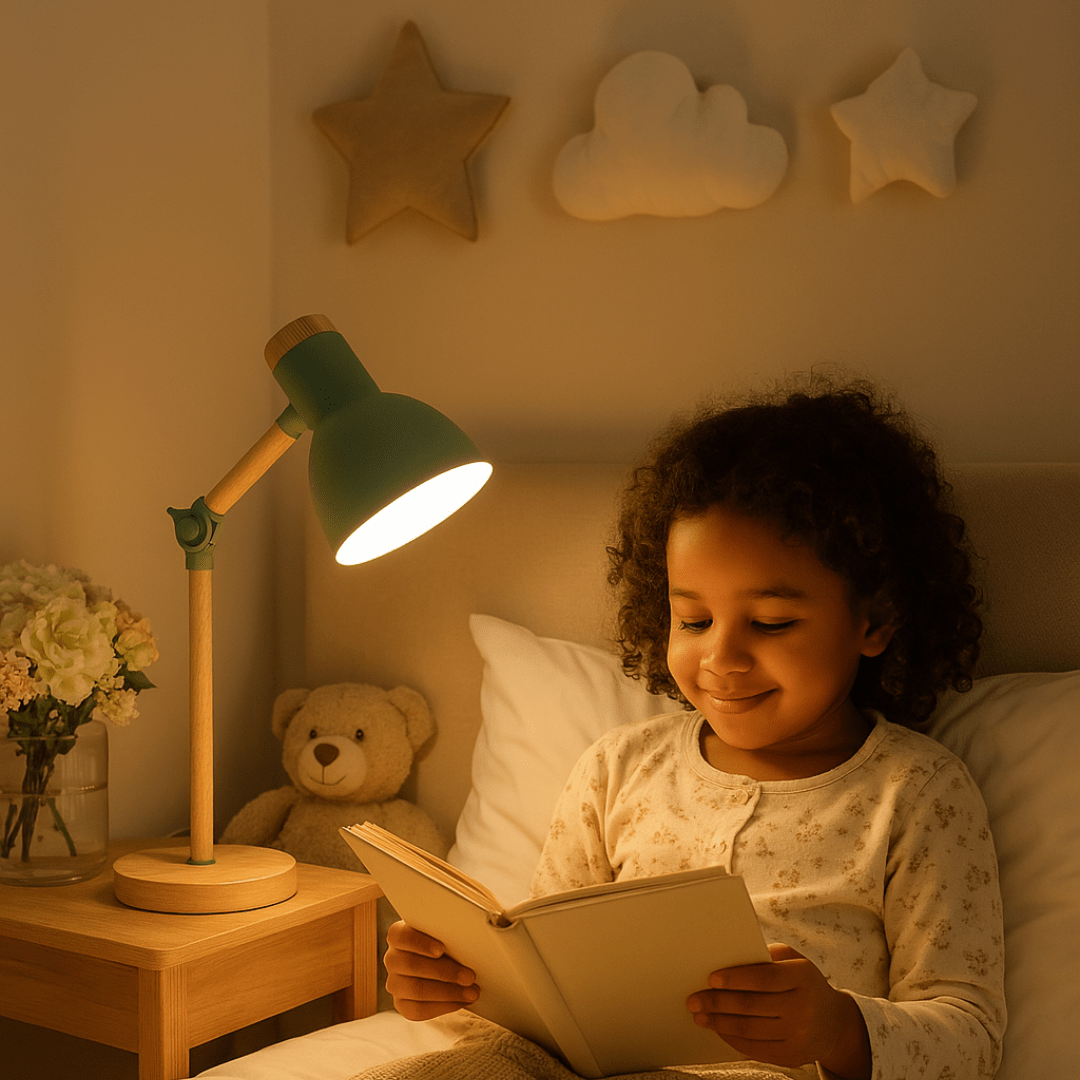 Luna - Skandinavische Verstellbare Nachttischlampe mit Minimalistischem Design - Givera DE