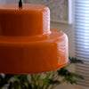 Lurnis - Elegante Orangenglas Deckenlampe mit Retro - Design und E27 - Fassung - Givera DE