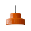 Lurnis - Elegante Orangenglas Deckenlampe mit Retro - Design und E27 - Fassung - Givera DE