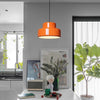 Lurnis - Elegante Orangenglas Deckenlampe mit Retro - Design und E27 - Fassung - Givera DE