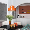 Lurnis - Elegante Orangenglas Deckenlampe mit Retro - Design und E27 - Fassung - Givera DE