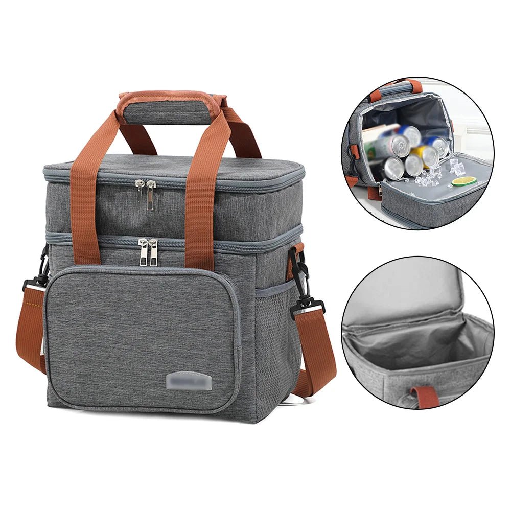 Lykka Lunchbag - Isolierte Oxford Stoff Tasche für Büro & Reisen - Givera DE