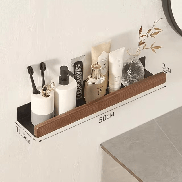 Madge - Badezimmerregal Schmal - Selbstklebendes Badregal Ohne Bohren, Wasserdicht, Raumsparendes Design - Givera DE