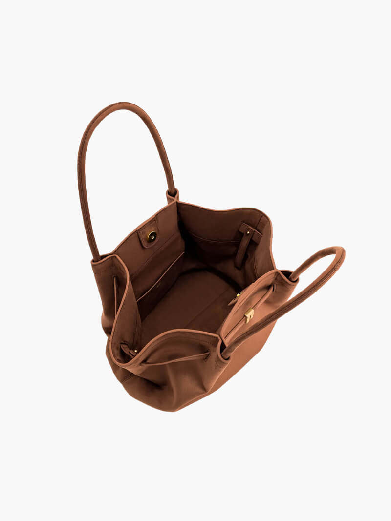 Melanada - Praktische Wildledertasche für jeden Anlass - Givera DE
