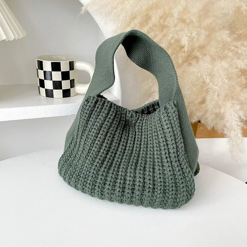 Mira - Gerippte Strickhandtasche Vielseitig & Geräumig - Givera DE