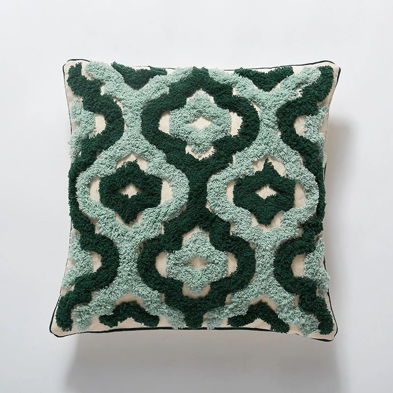 Misa – Geometrischer Samt - Kissenbezug im Boho - Design für Sofakissen - Givera DE