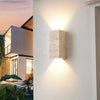 Modo - Elegante Travertin Wandleuchte mit Warmweißem LED - Licht - Givera DE