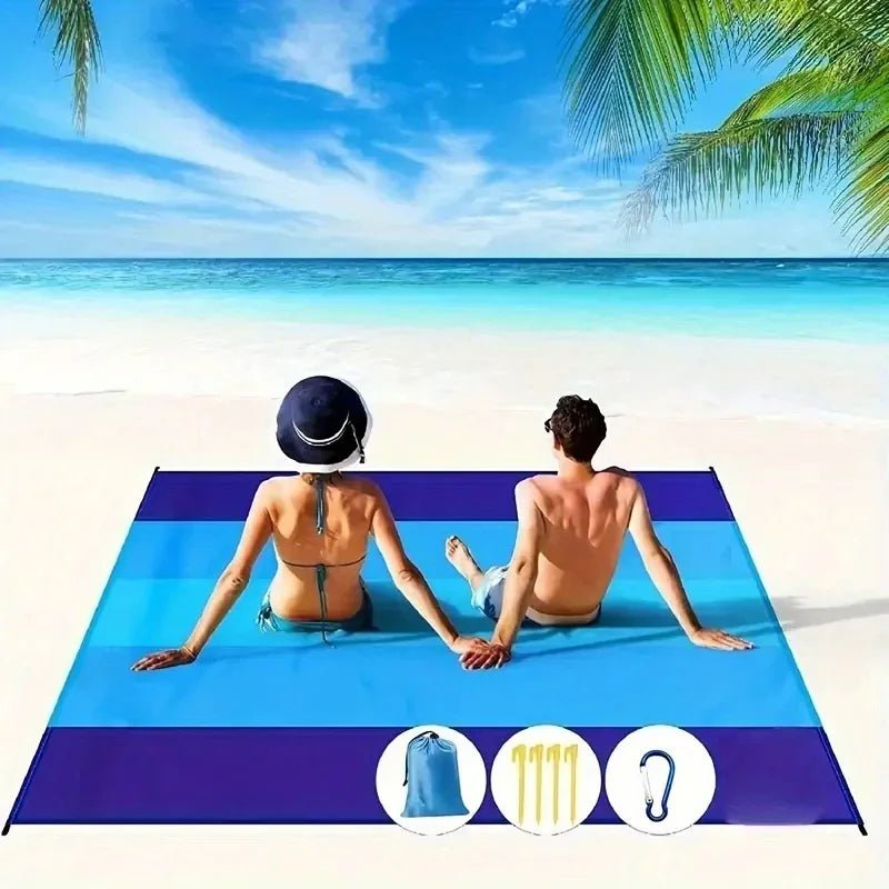 NatureWave - Schnelltrocknende Stranddecke für 4 - 7 Erwachsene - Givera DE