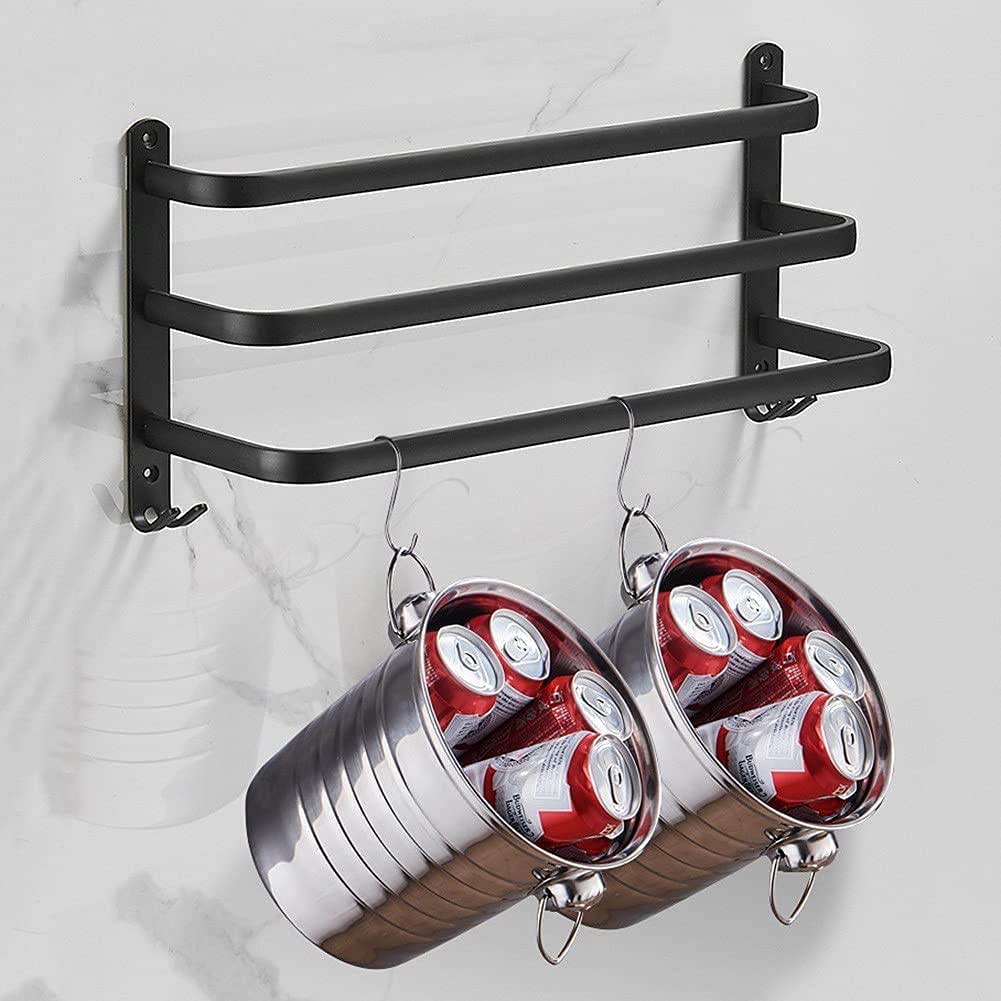 Njord - Stilvoller, Platzsparender Handtuchhalter für Badezimmerwand - Givera DE