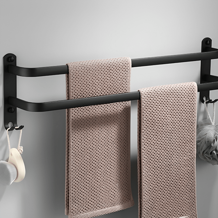 Njord - Stilvoller, Platzsparender Handtuchhalter für Badezimmerwand - Givera DE