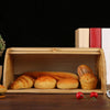 Norja - Brotkasten Holz mit Rolltop - Abdeckung – Frische Brotbox für stilvolle Küchen - Givera DE