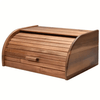 Norja - Brotkasten Holz mit Rolltop - Abdeckung – Frische Brotbox für stilvolle Küchen - Givera DE