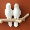 Nudel - Verspielter Wandhaken mit Vogel - Design für kreative Dekoration - Givera DE