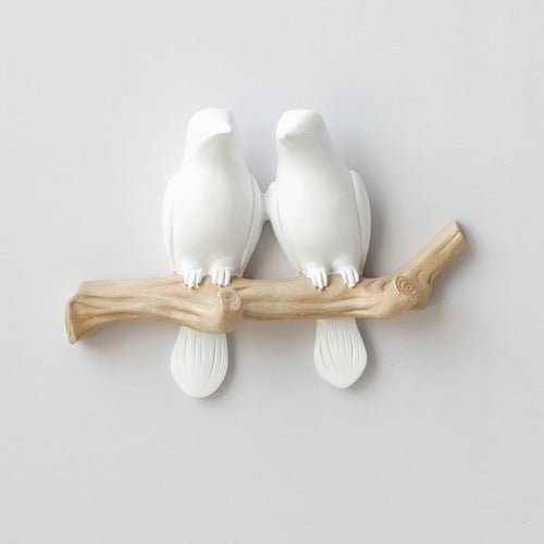 Nudel - Verspielter Wandhaken mit Vogel - Design für kreative Dekoration - Givera DE