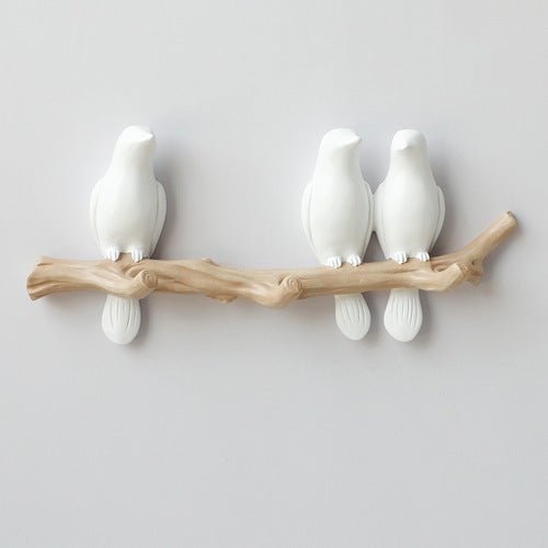Nudel - Verspielter Wandhaken mit Vogel - Design für kreative Dekoration - Givera DE
