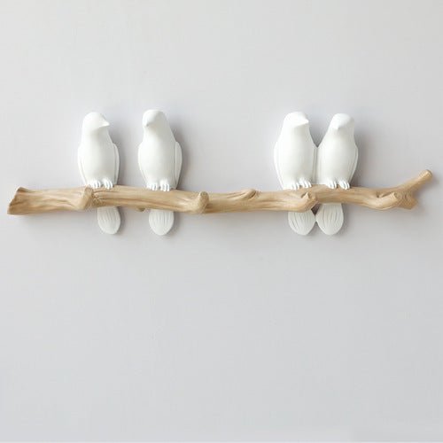 Nudel - Verspielter Wandhaken mit Vogel - Design für kreative Dekoration - Givera DE