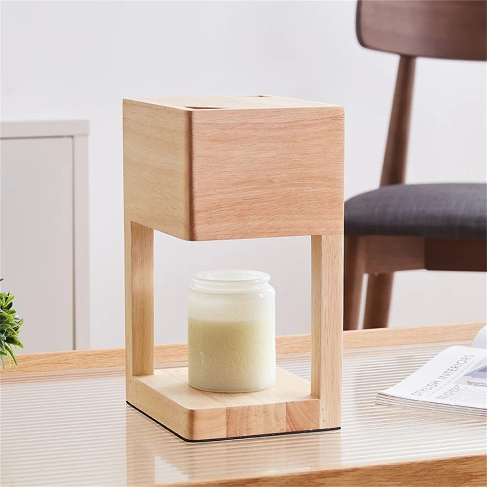 Ombra - Multifunktionale Kerzenwärmerlampe mit Elegantem Design aus Holz - Givera DE