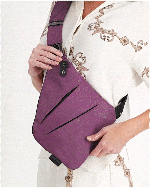 Anti-Diebstahl Crossbody Tasche Damen mit RFID-Schutz und mehreren Fächern-4