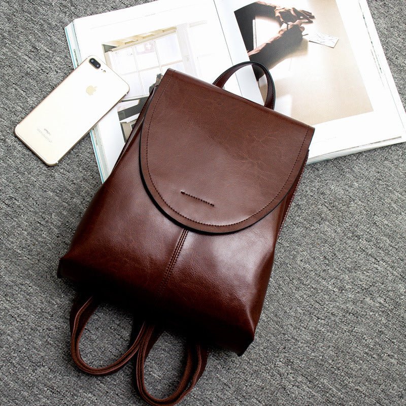 Pesa - Eleganter Moderner Damen - Lederrucksack mit Geräumigem Innenraum und Verstellbaren Trägern - Givera DE