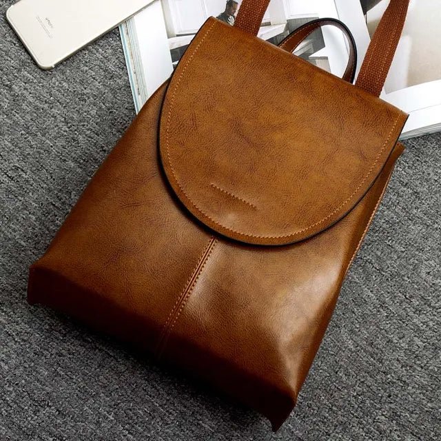 Pesa - Eleganter Moderner Damen - Lederrucksack mit Geräumigem Innenraum und Verstellbaren Trägern - Givera DE
