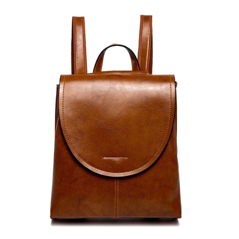Pesa - Eleganter Moderner Damen - Lederrucksack mit Geräumigem Innenraum und Verstellbaren Trägern - Givera DE