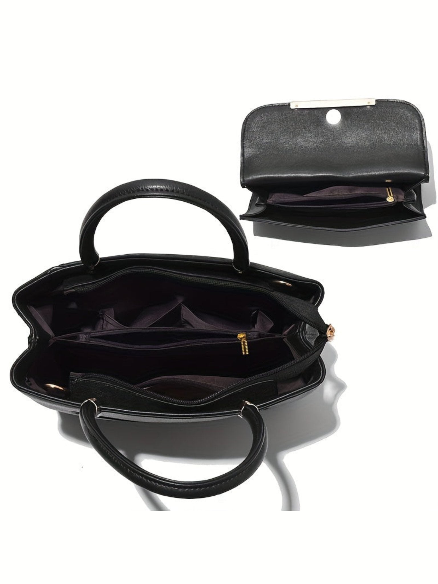 Phoella - Elegantes zweiteiliges Ledertaschen - Set - Givera DE