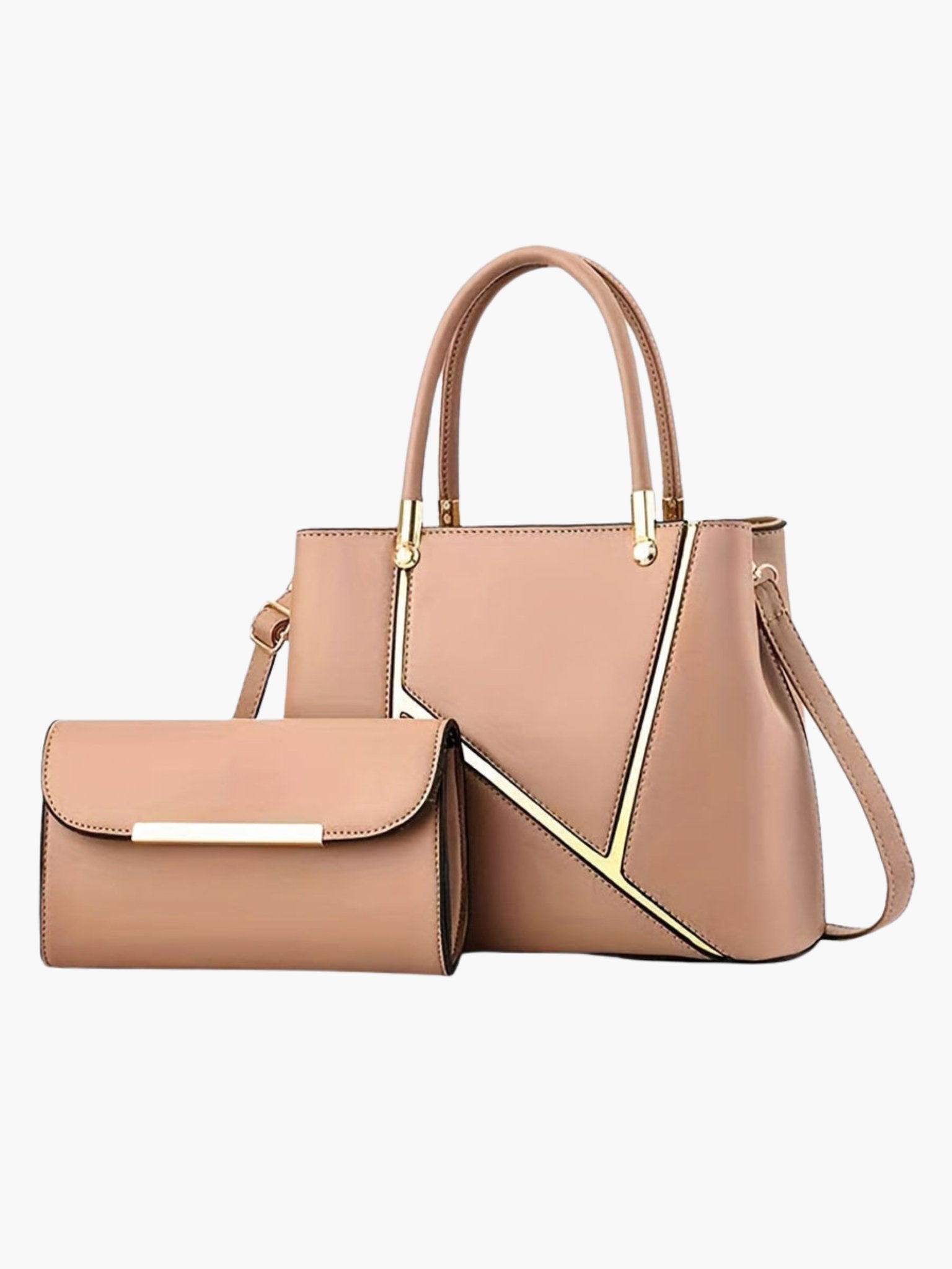 Phoella - Elegantes zweiteiliges Ledertaschen - Set - Givera DE
