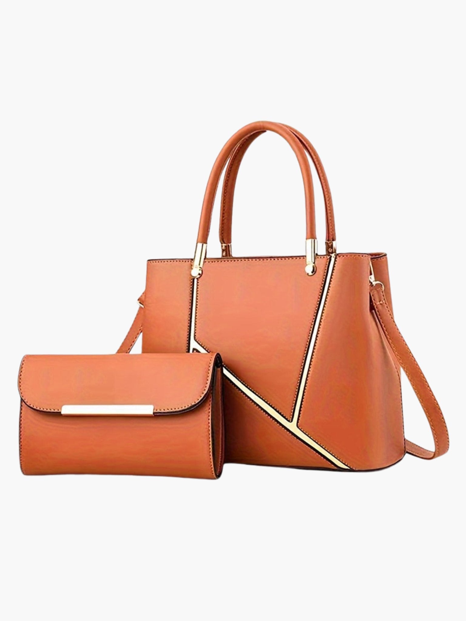 Phoella - Elegantes zweiteiliges Ledertaschen - Set - Givera DE