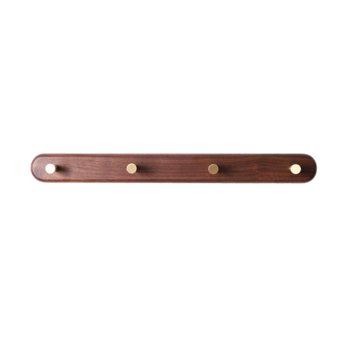 Plank - Wandhakenregal aus Holz und Messing - Givera DE
