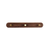 Plank - Wandhakenregal aus Holz und Messing - Givera DE