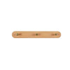 Plank - Wandhakenregal aus Holz und Messing - Givera DE