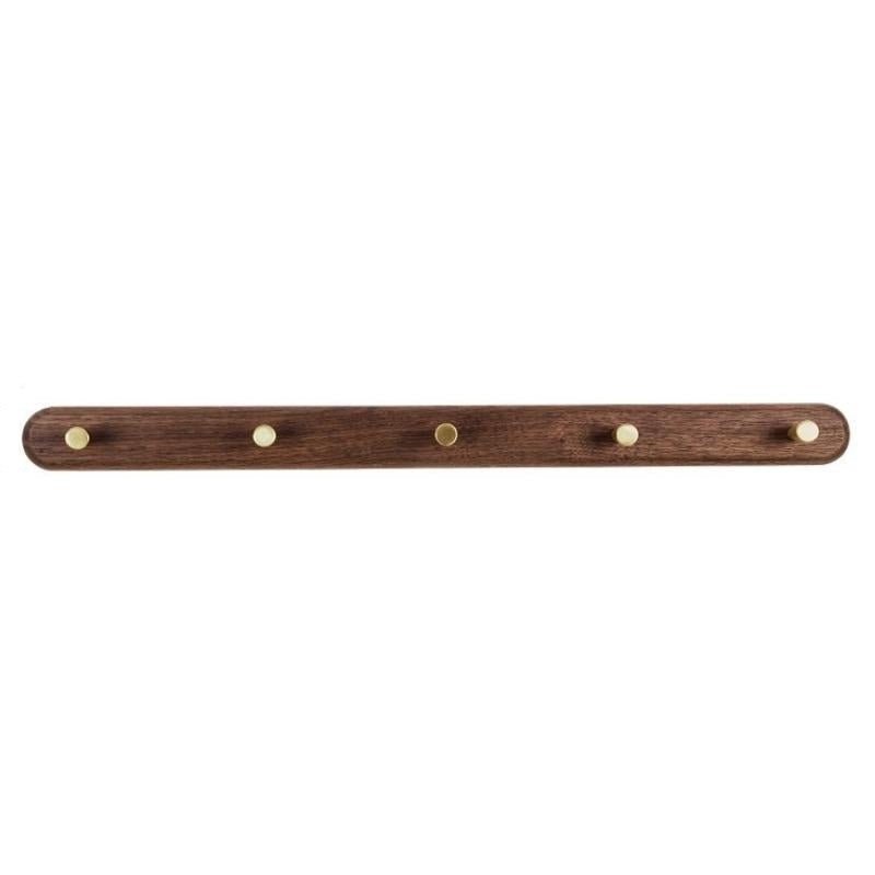 Plank - Wandhakenregal aus Holz und Messing - Givera DE
