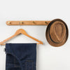 Plank - Wandhakenregal aus Holz und Messing - Givera DE