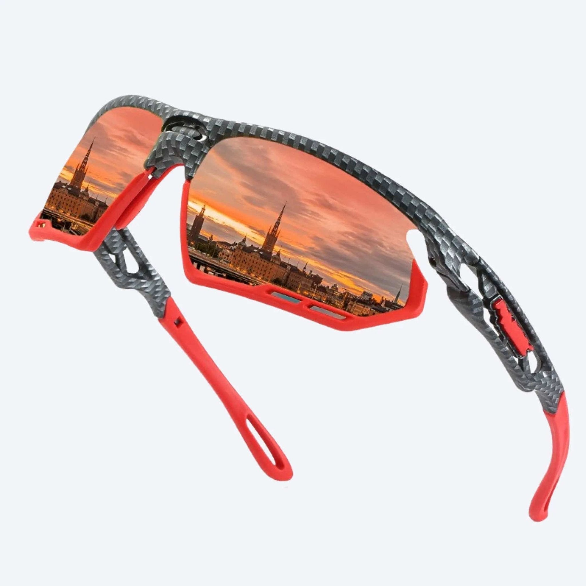 PolarSport - Polarisierte Sonnenbrille Herren - UV400 Schutz für Radfahren und Outdoor - Aktivitäten - Givera DE
