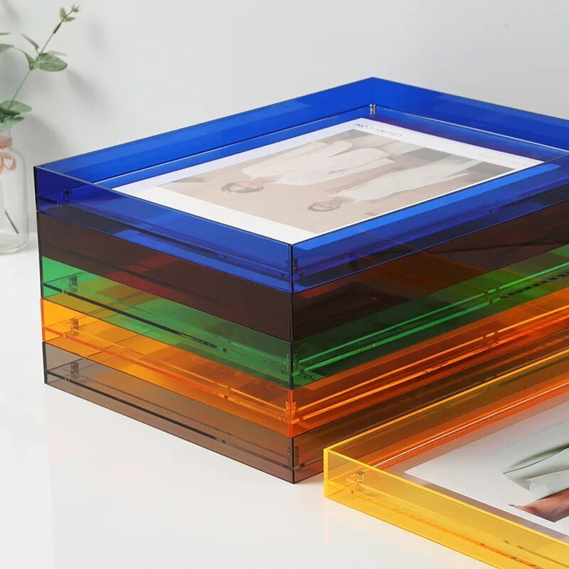 Prismara - Schwebender Acryl - Fotorahmen mit Farbvielfalt - Givera DE