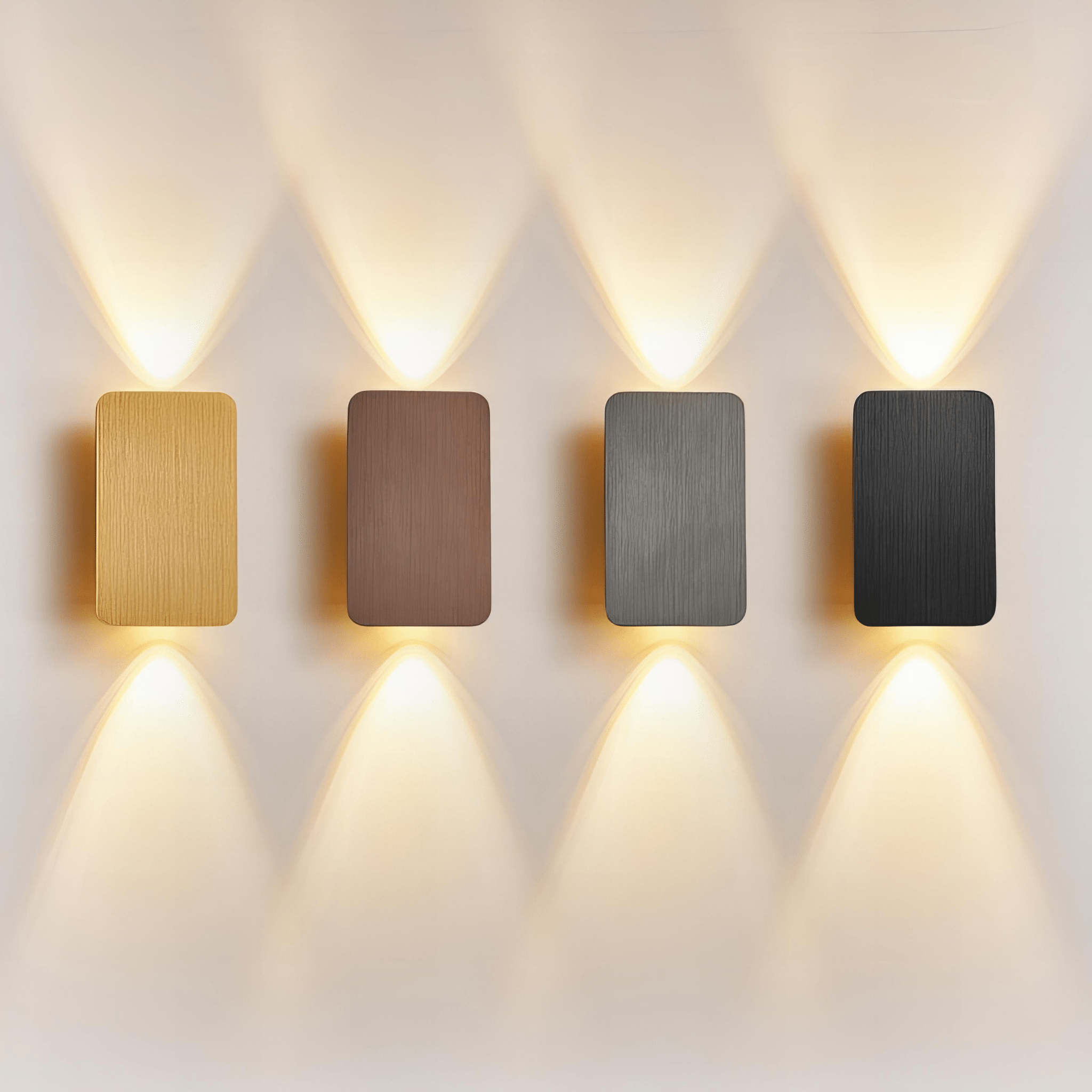 Radiara - Minimalistische LED - Wandleuchte aus Holz mit einstellbarem Licht - Givera DE