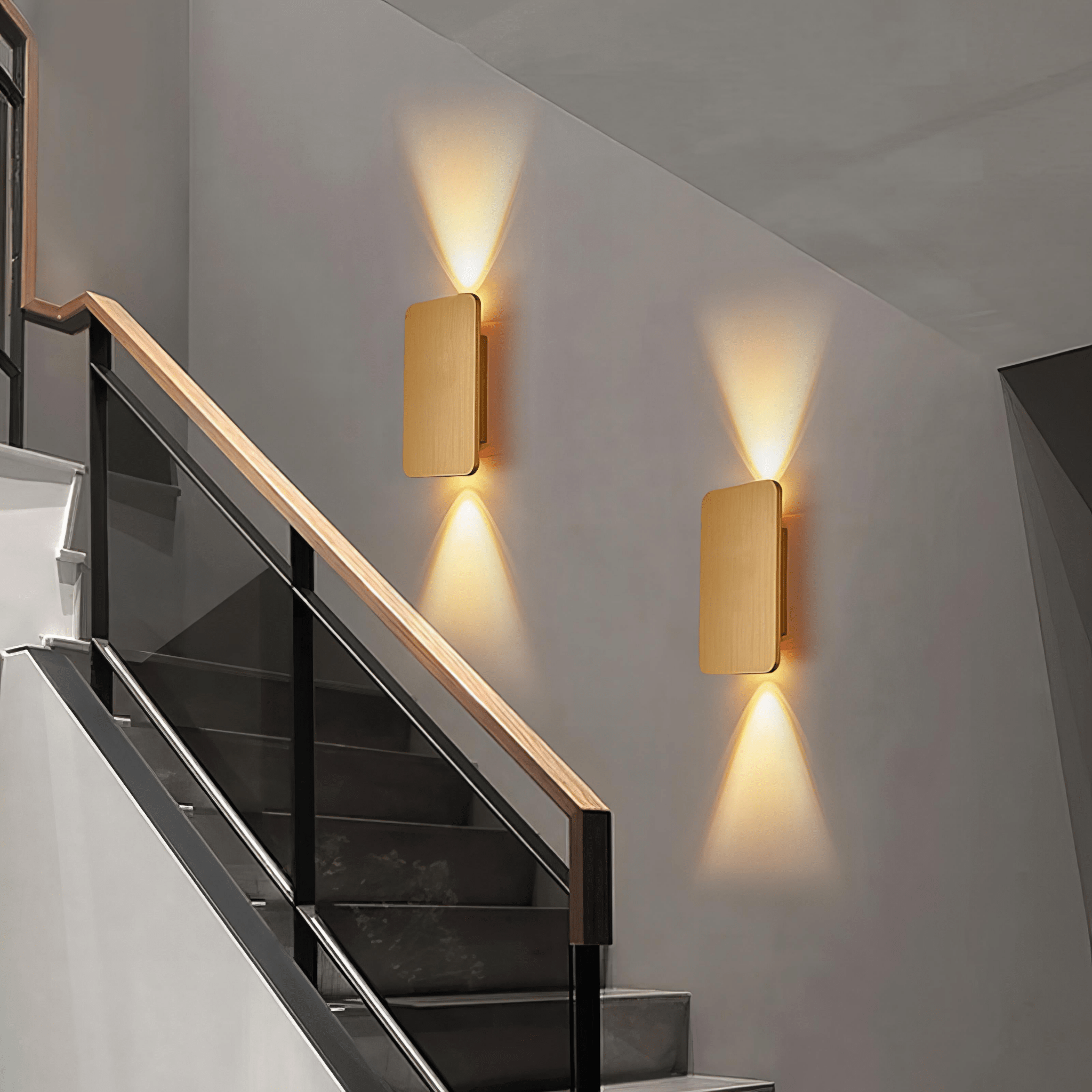 Radiara - Minimalistische LED - Wandleuchte aus Holz mit einstellbarem Licht - Givera DE