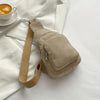 Riva - Vielseitige Cord Crossbody Bag mit Reißverschlussfächern - Givera DE
