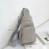 Riva - Vielseitige Cord Crossbody Bag mit Reißverschlussfächern - Givera DE