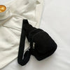 Riva - Vielseitige Cord Crossbody Bag mit Reißverschlussfächern - Givera DE