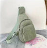 Riva - Vielseitige Cord Crossbody Bag mit Reißverschlussfächern - Givera DE