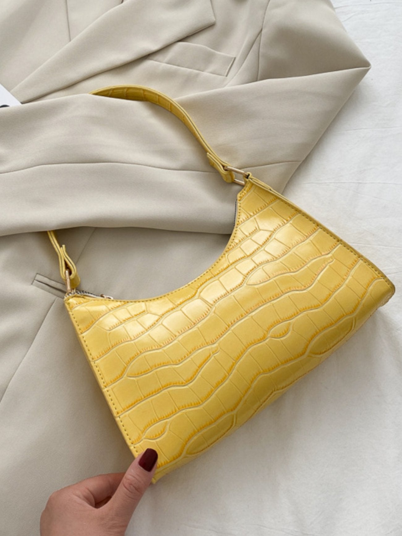Rubina - Luxuriöse Handtasche mit Alligatormuster - Givera DE