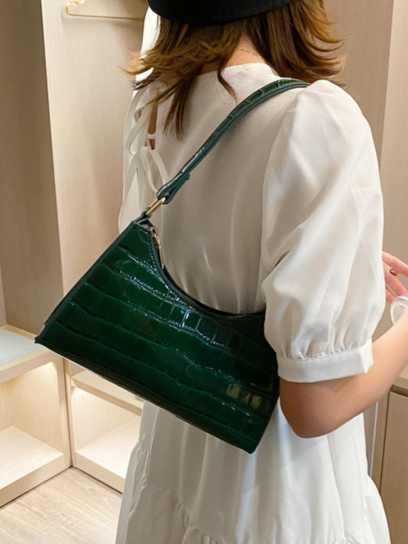 Rubina - Luxuriöse Handtasche mit Alligatormuster - Givera DE
