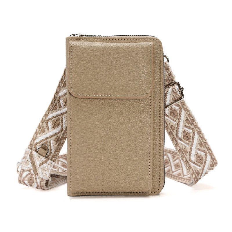 Sano - Elegante Schultertasche Damen aus echtem Leder für Smartphones und Karten - Givera DE