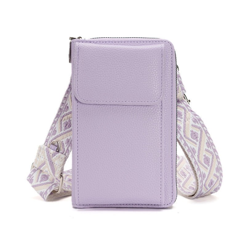 Sano - Elegante Schultertasche Damen aus echtem Leder für Smartphones und Karten - Givera DE
