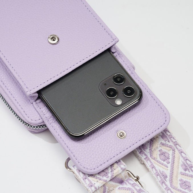 Sano - Elegante Schultertasche Damen aus echtem Leder für Smartphones und Karten - Givera DE