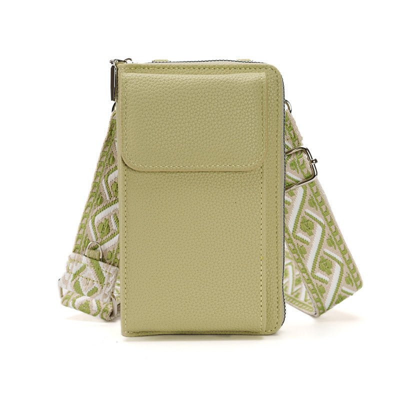 Sano - Elegante Schultertasche Damen aus echtem Leder für Smartphones und Karten - Givera DE