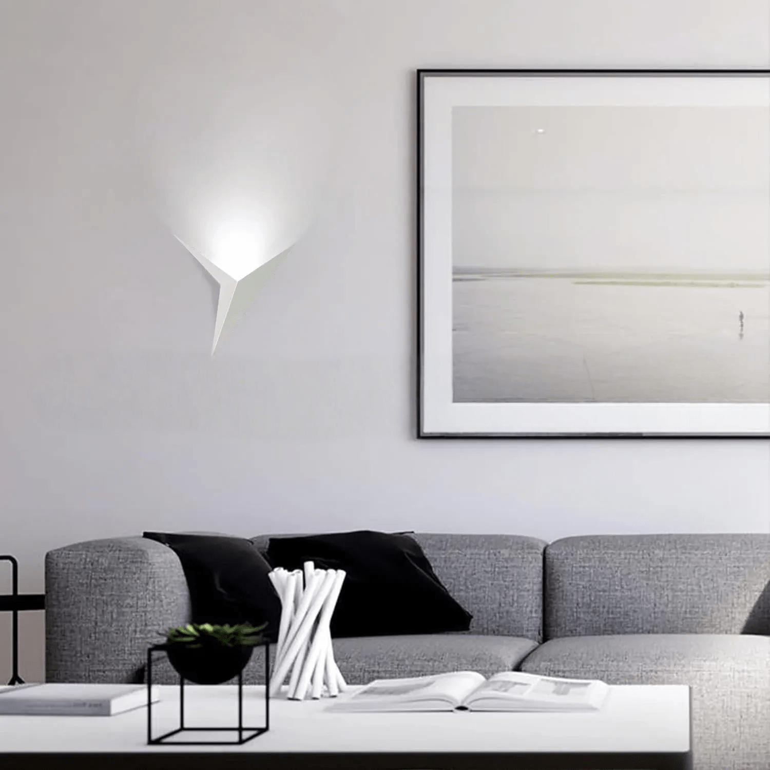 Silvana LED - Wandlicht in Dreiecksform – Energieeffiziente Wandbeleuchtung für Stil & Komfort - Givera DE