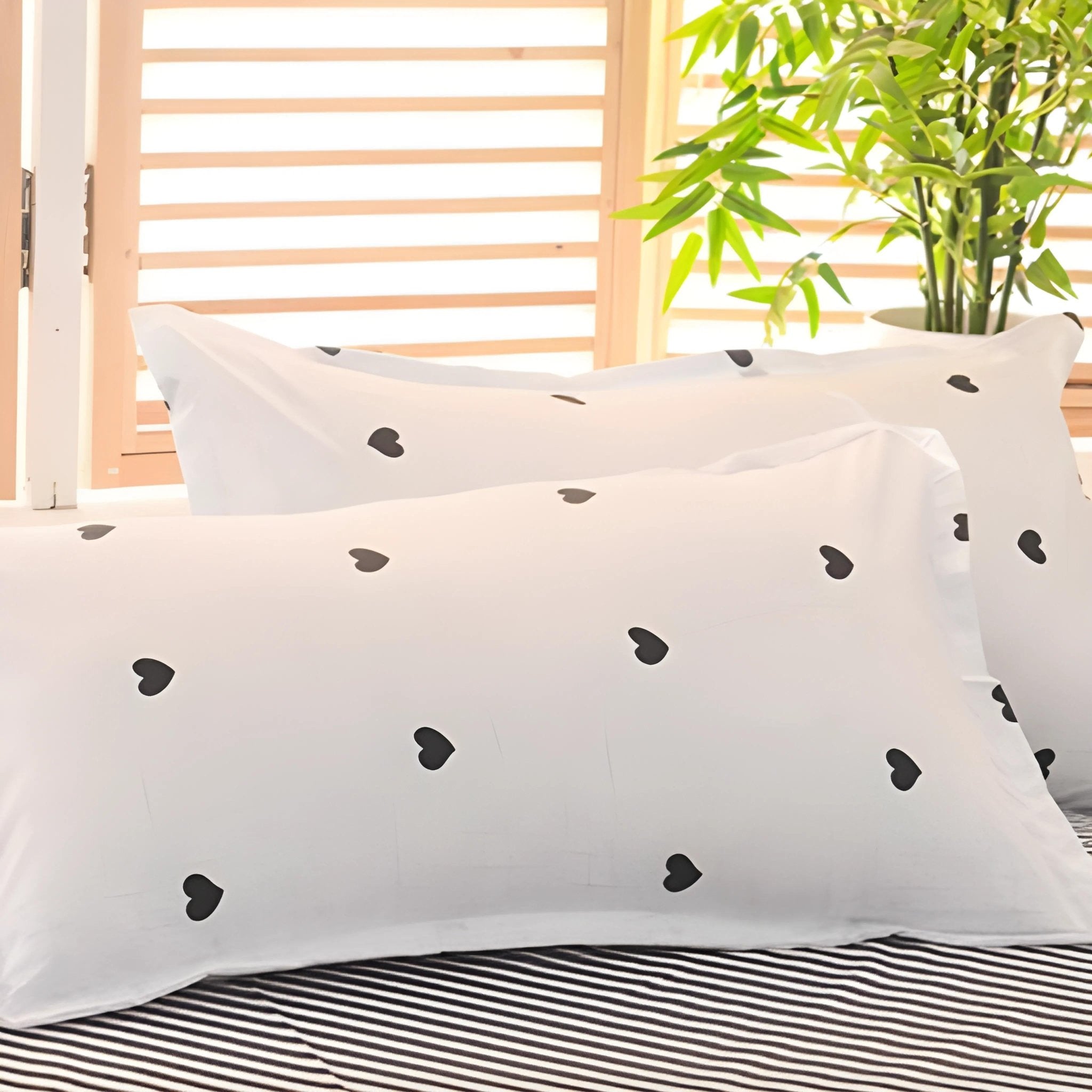 Sneak Gemütliches Duvet - Cover - Set - Black Love Print für romantische Nächte - Givera DE