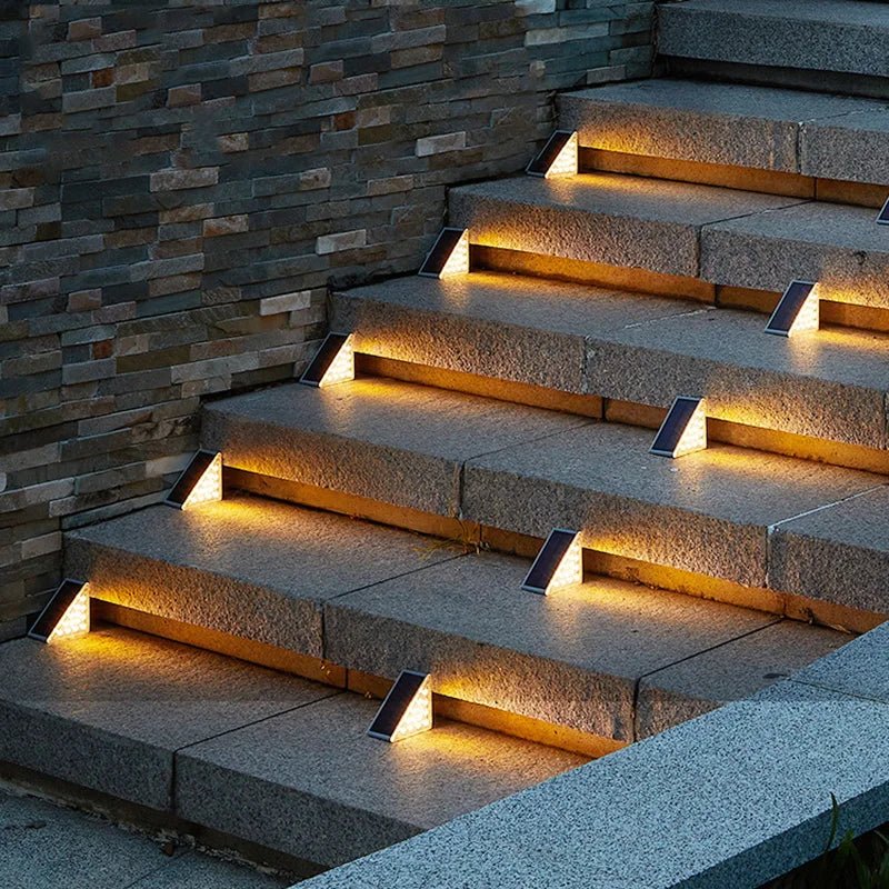 Solaris - Elegante LED - Treppenbeleuchtung für stilvolle Außenbereiche - Givera DE
